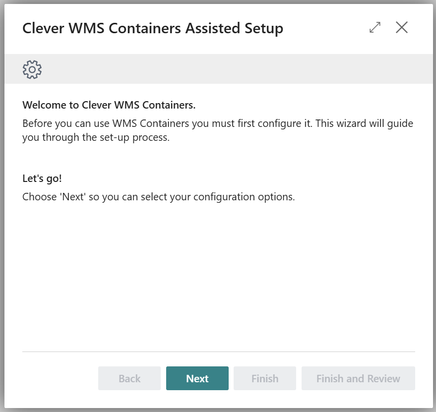 Clever Dynamics - Containers Setup Wizard