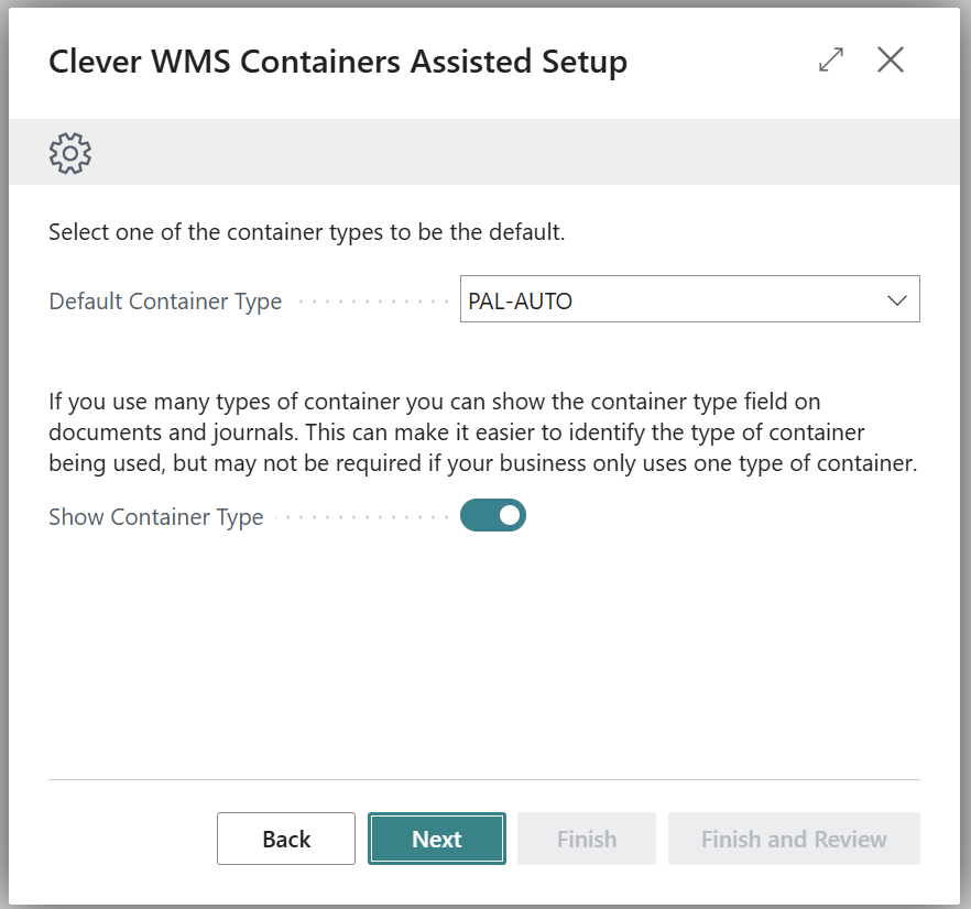 Clever Dynamics - Containers Setup Wizard