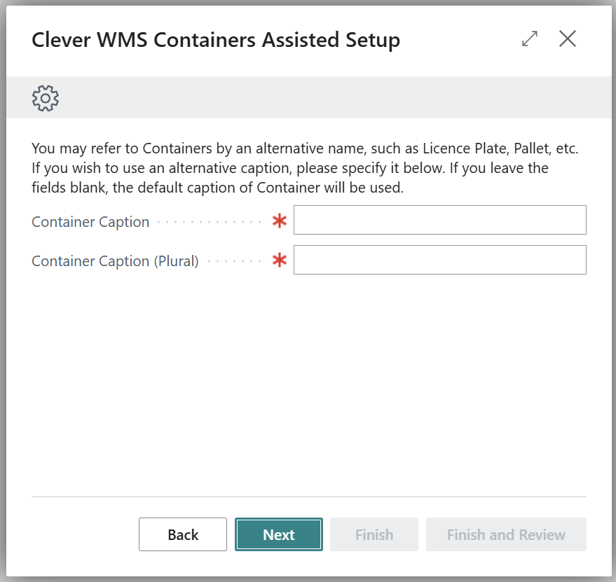 Clever Dynamics - Containers Setup Wizard
