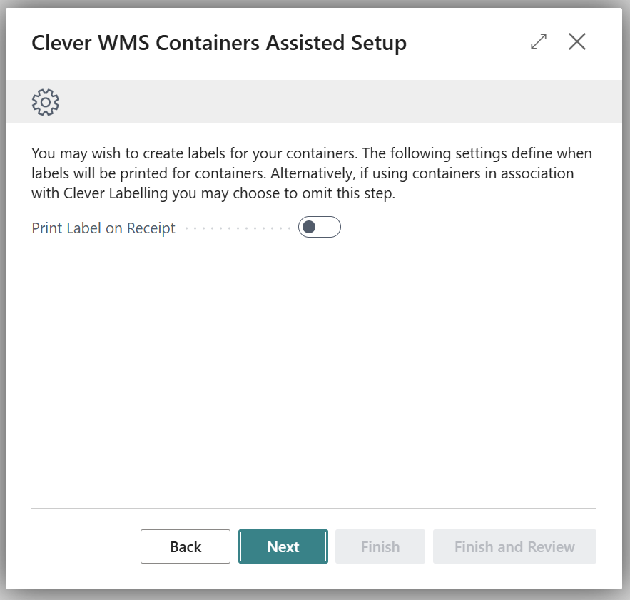 Clever Dynamics - Containers Setup Wizard